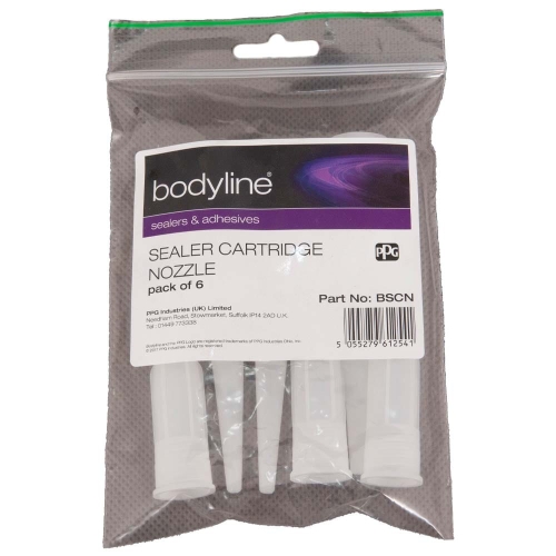 Bodyline Dysze do mas uszczelniających w kartuszu 6szt BSCN