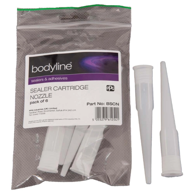 Bodyline Dysze do mas uszczelniających w kartuszu 6szt BSCN