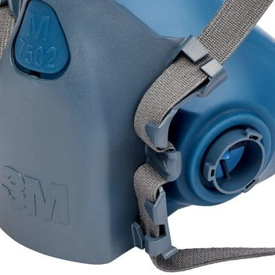 3M 7502 Półmaska ochronna lakiernicza, maska wielokrotnego użytku, rozmiar: M średni