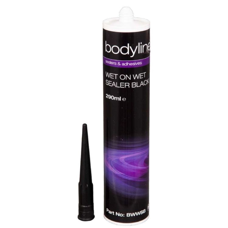 Bodyline Masa uszczelniająca mokro-mokro czarna 290ml kart. BWWSB