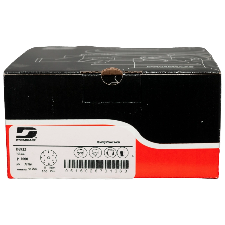 Krążki na folii DG922 15H P1000 150 mm Dynabrade 73136