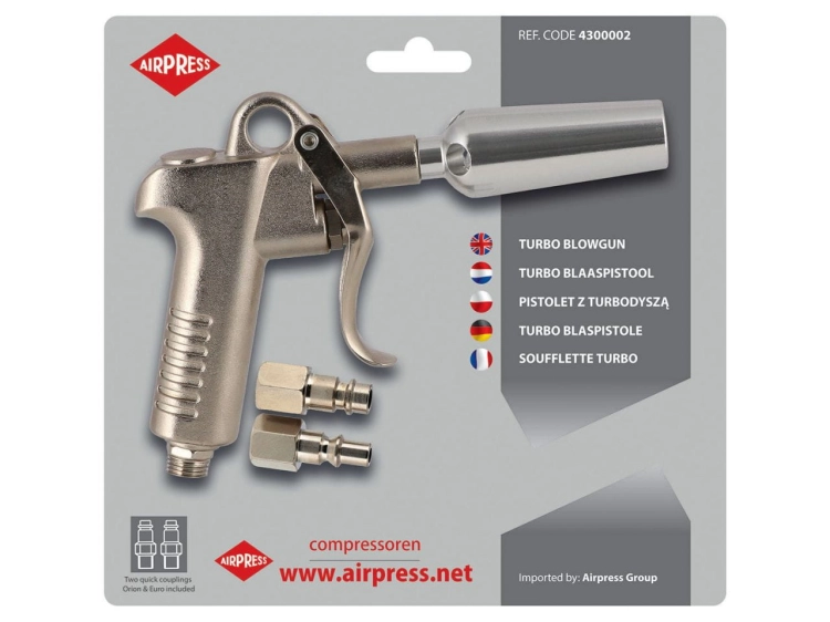 Pistolet do przedmuchiwania z turbodyszą Venturi AIRPRESS 4300002