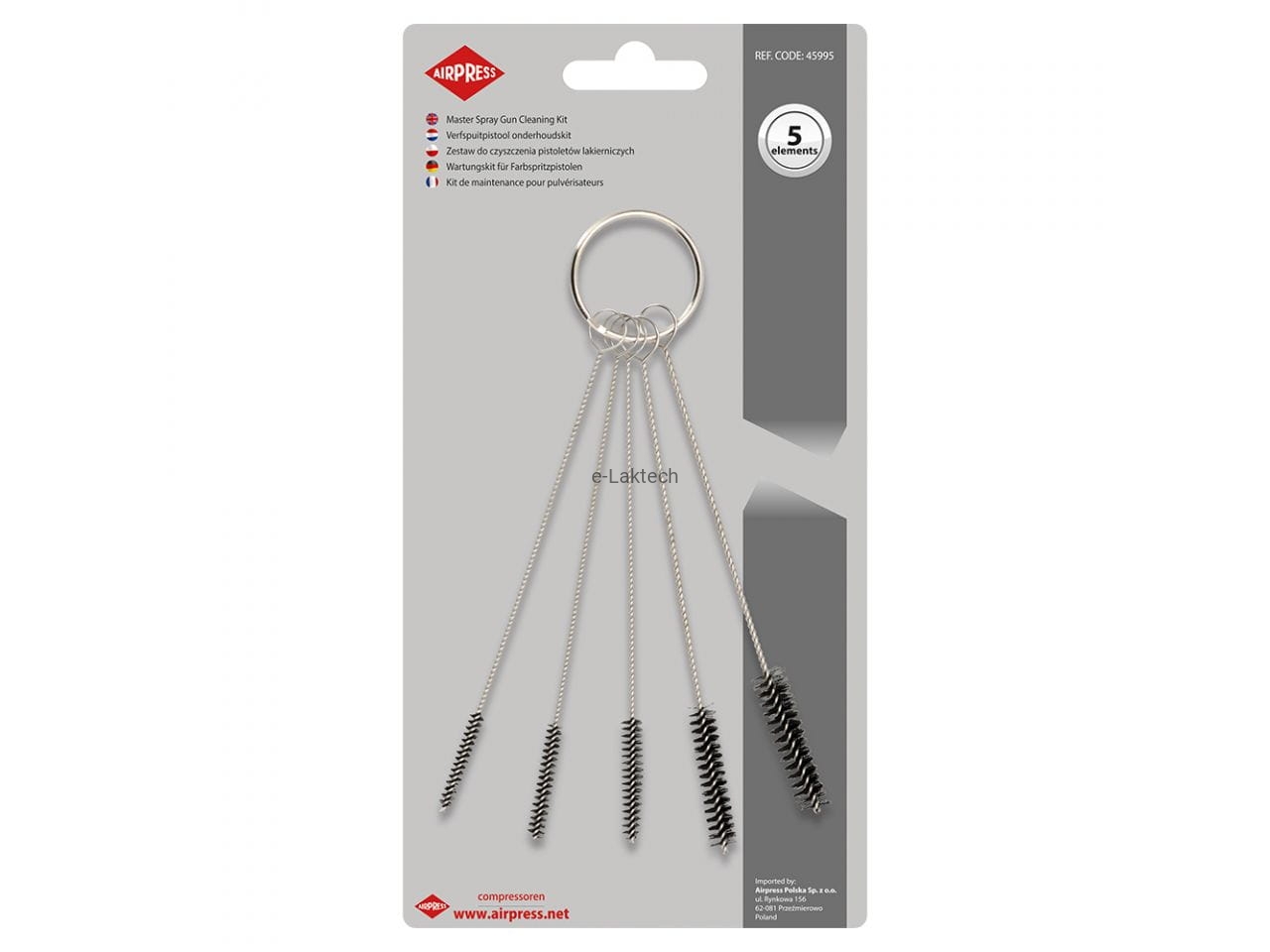 AIRPRESS Zestaw czyszczący do pistoletów lakierniczych 5 45995