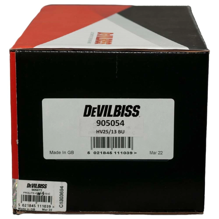 Pistolet lakierniczy GTi PRO LITE HVLP 1,3 mm HV25 niebieski DeVilbiss