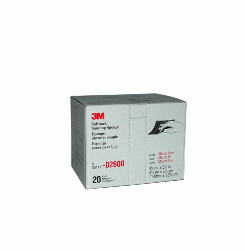 Gąbka ścierna Micro Fine 3M 02600