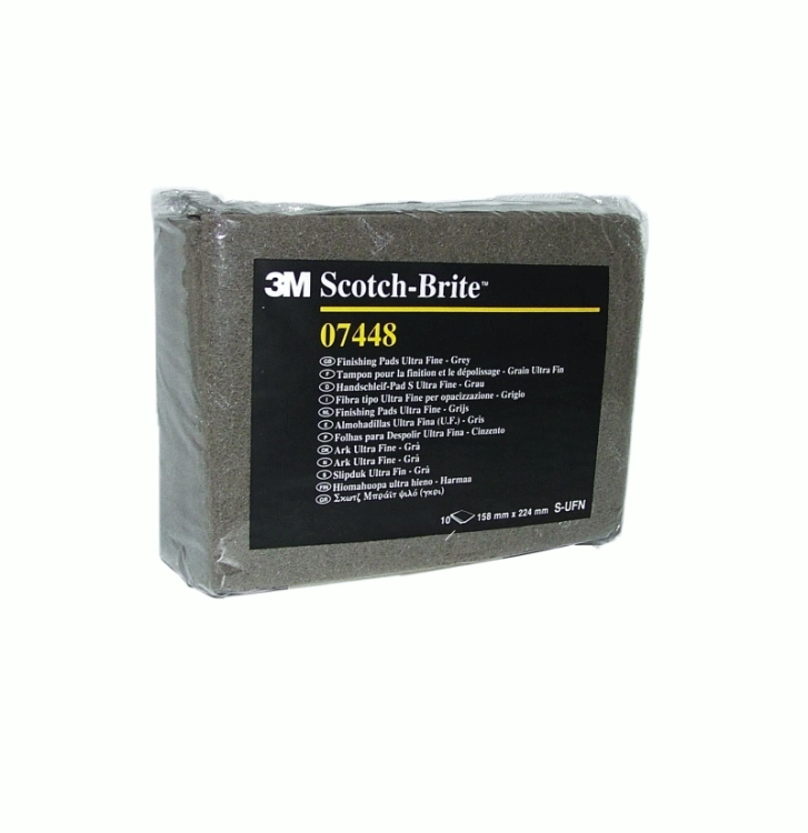 Włóknina Ścierna Scotch-Brite szara 3M 07448+