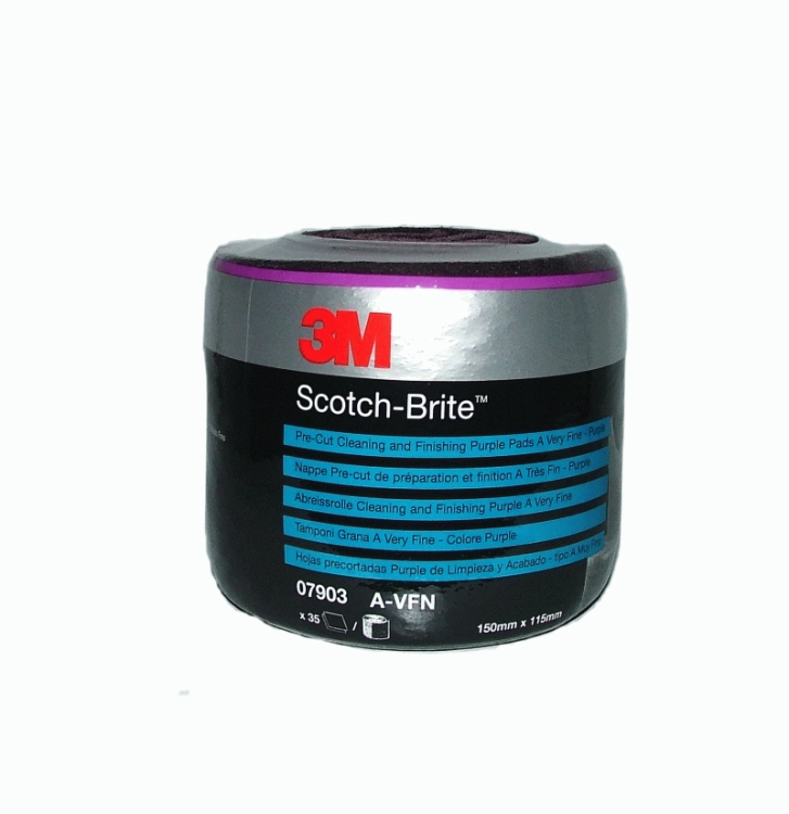 Włóknina ścierna Scotch-Brite fioletowa Very Fine 3M 07903