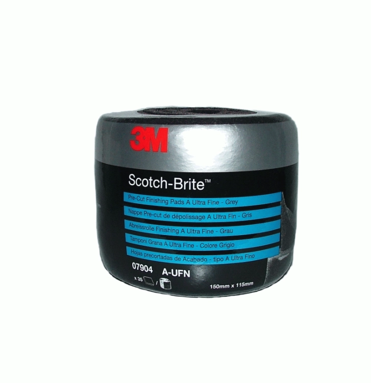 Włóknina ścierna Scotch-Brite szara Ultra Fine 3M 07904
