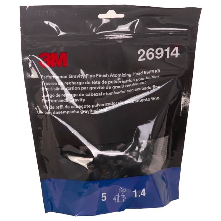 Dysze grawitacyjne Fine Finish 1,4 mm do pistoletu Performance 3M 26914