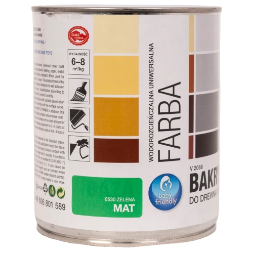 BL-2066_0530 BAKRYLEX emalia matowa zielony jasny