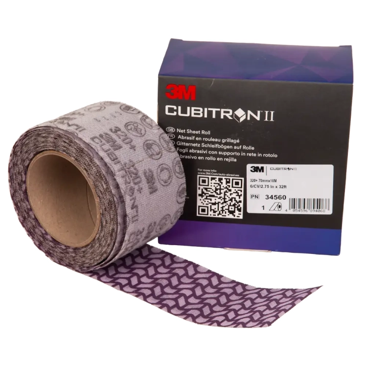 Pas ścierny na siatce Cubitron II 70 mm x 10 m P320+ 3M 34560