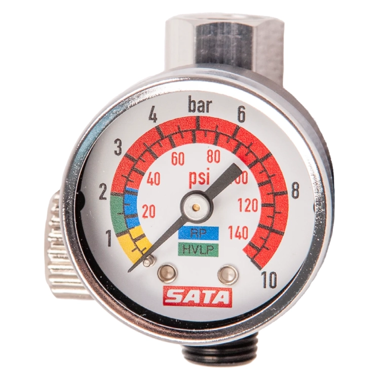 Manometr z regulacją 1/4" SATA