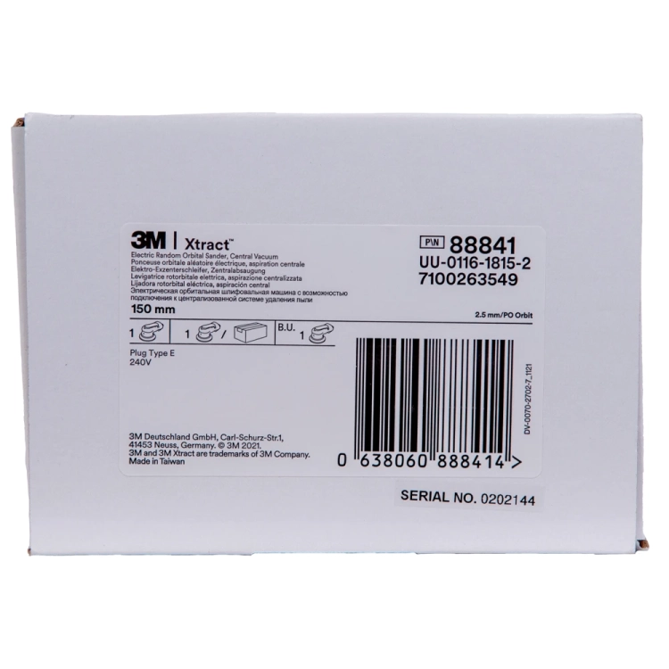 Szlifierka mimośrodowa elektryczna Xtract 2,5mm 3M 88841