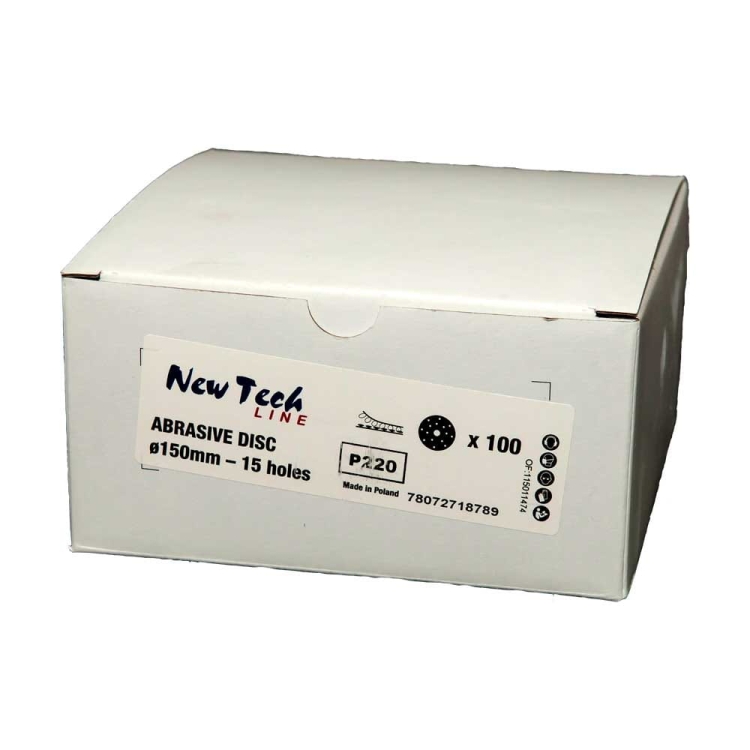 Krążki ścierne New Tech Line P220 15H średnica 150 mm