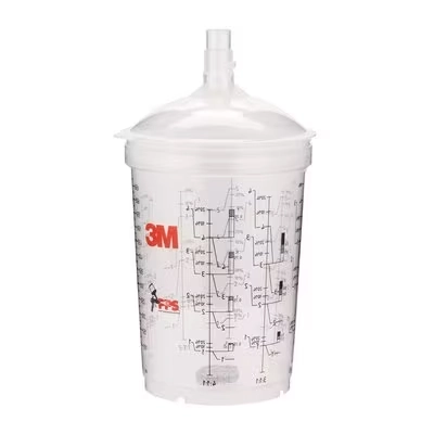 Zestaw kubków PPS TYP V 700 ml z filtrem 200u 3M 16160