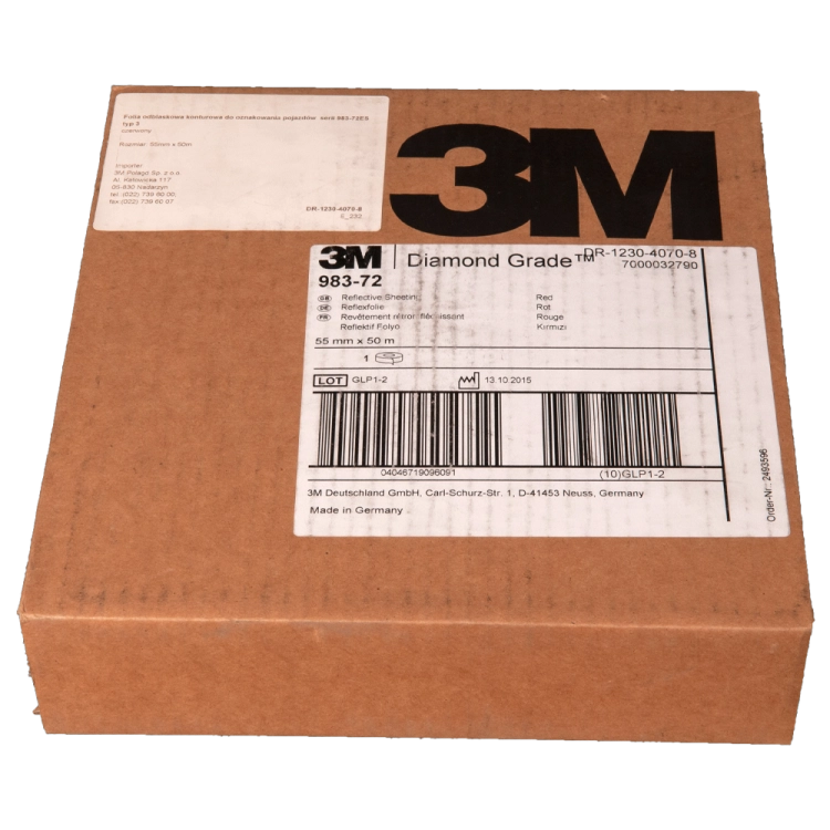 3M 983-72 Taśma konturowa czerwona 55/50m