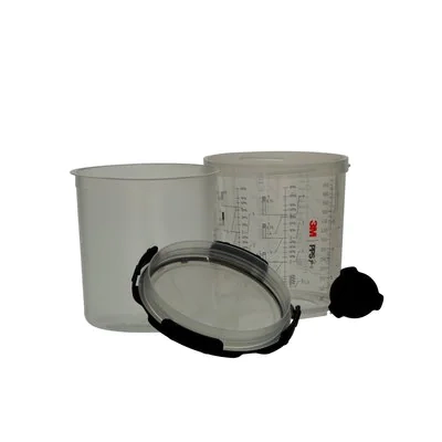 Zestaw kubków lakierniczych PPS 2.0 650 ml z filtrem 200 µm 3M 26000