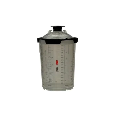 Zestaw kubków lakierniczych 850 ml z filtrem 200 µm 3M PPS 2.0 26024