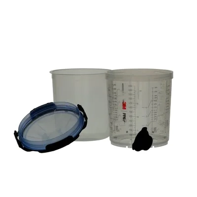 Zestaw kubków lakierniczych 650 ml z filtrem 125 µm 3M PPS 2.0 26026