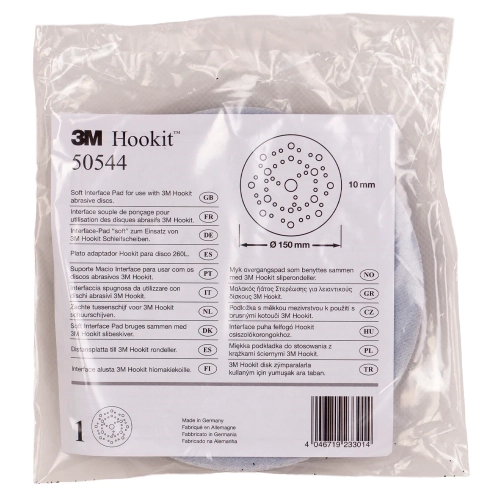 Miękka tarcza do krążków wielootworowych 10 mm 3M 50544
