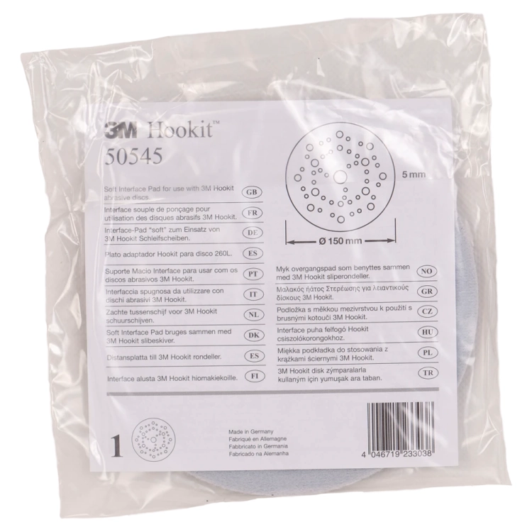 Miękka tarcza do krążków wielootworowych 5mm 3M 50545