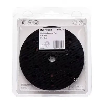Uniwersalna podkładka do krążków wielootworowa 150 mm 5/16" miękka 3M 51124