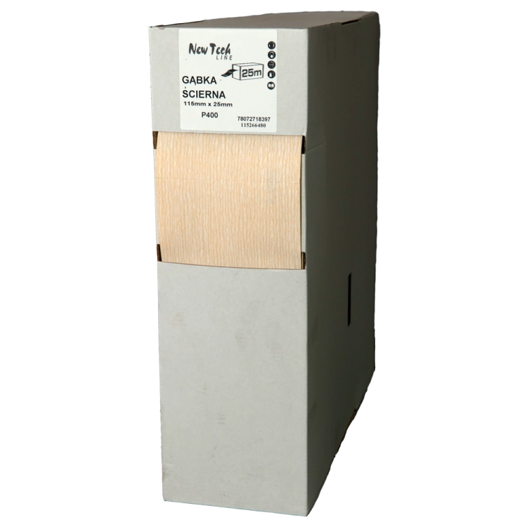 Papier ścierny na gąbce  P400 NEW LINE