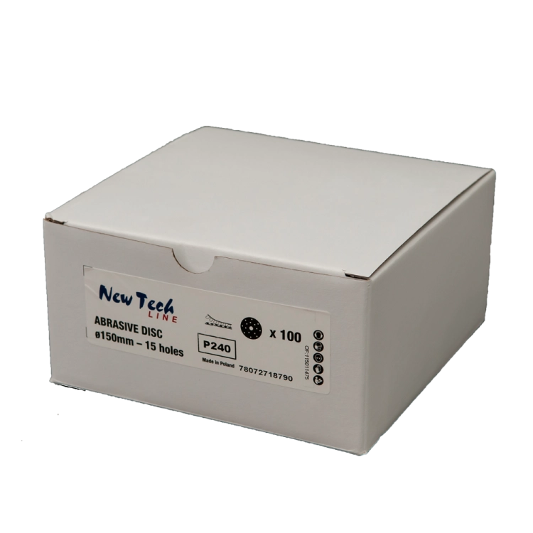Krążki ścierne New Tech Line P240 15H średnica 150 mm