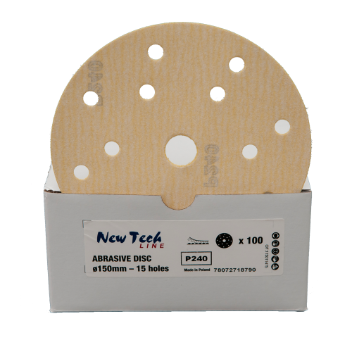 Krążki ścierne New Tech Line P240 15H średnica 150 mm