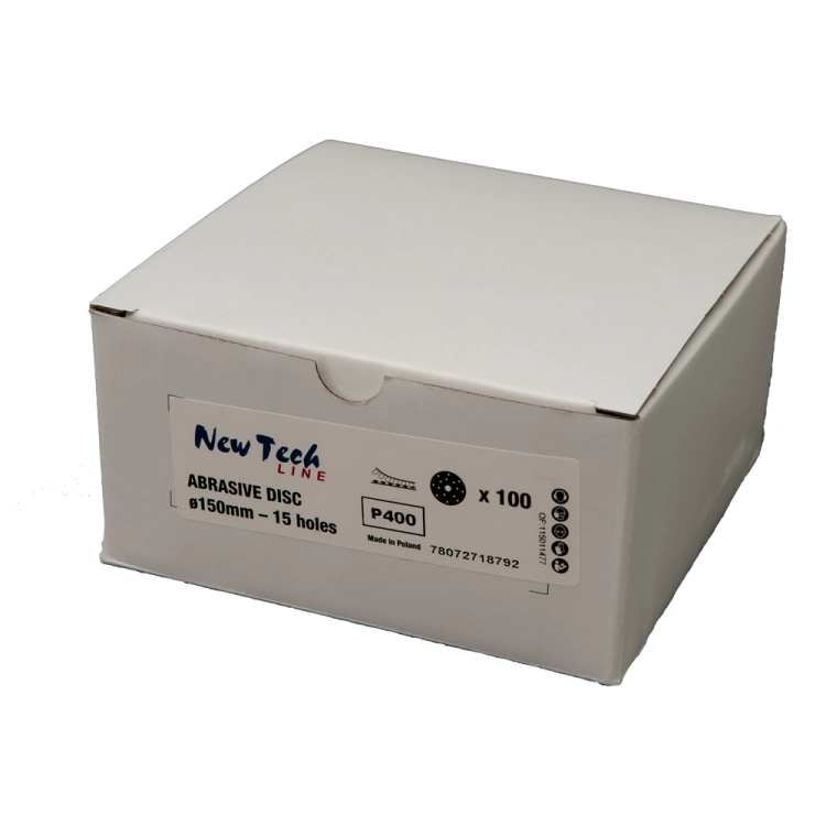 Krążki ścierne New Tech Line P400 15H średnica 150 mm