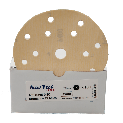 Krążki ścierne New Tech Line P400 15H średnica 150 mm
