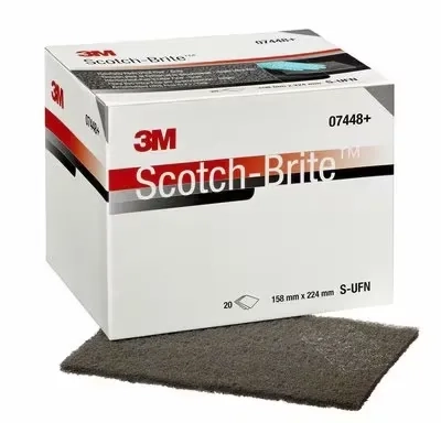 Włóknina Ścierna Scotch-Brite szara 3M 07448+