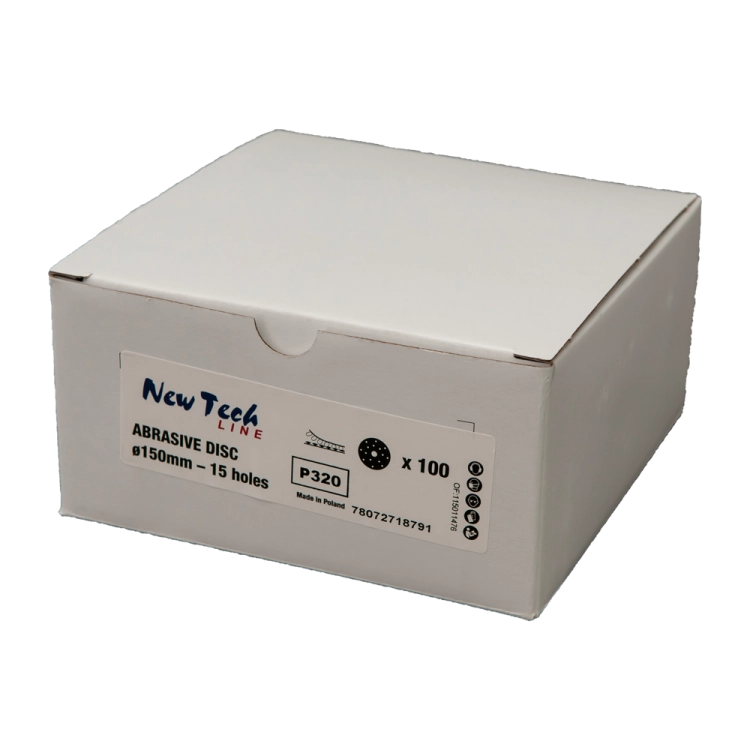 Krążki ścierne New Tech Line P320 15H średnica 150 mm