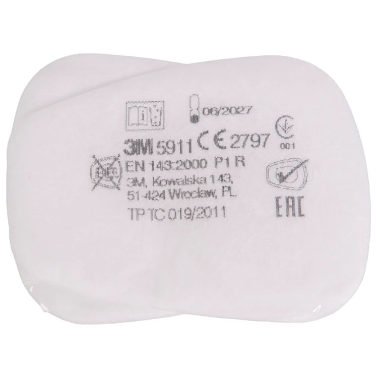 Filtr przeciwpyłowy klasy P1 3M 05911