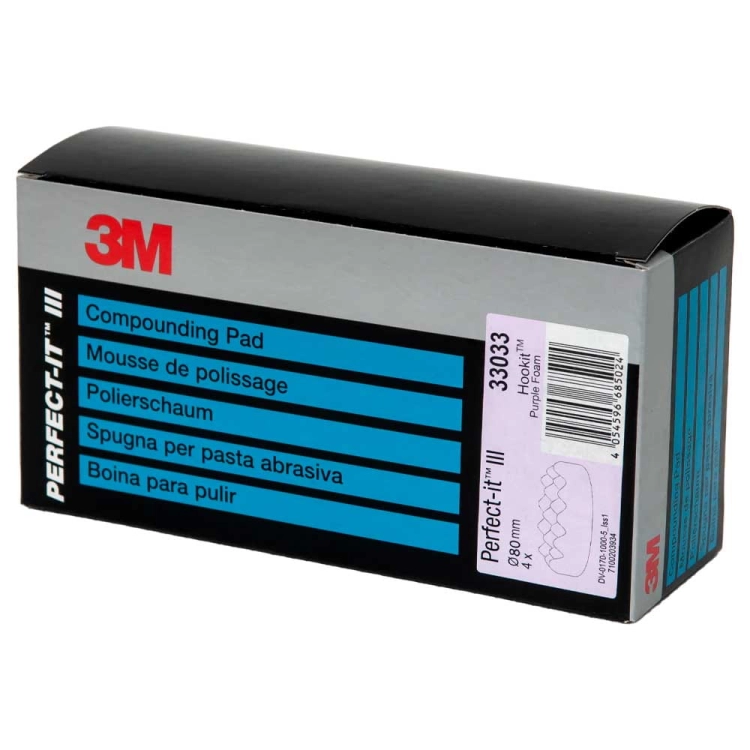 3M 33033 Gąbka polerska fioletowa 75mm