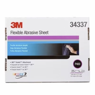 3M 34337 Elastyczny arkusz do szlifowania ręcznego Hookit™ P400