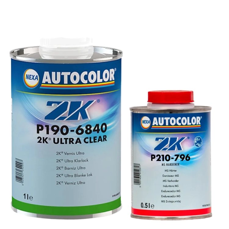 Lakier bezbarwny NEXA 6840 + utwardzacz 796