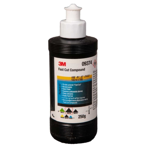 3M 09374S Pasta polerska FAST CUT 250 ml biały korek