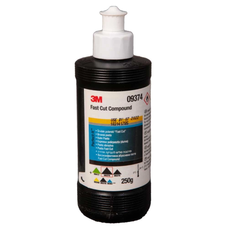 3M 09374S Pasta polerska FAST CUT 250 ml biały korek
