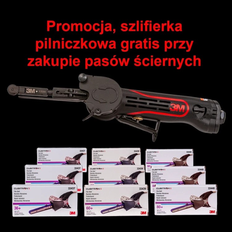 Promocja Paski 3M Cubitron II z szlifierką pilniczkową