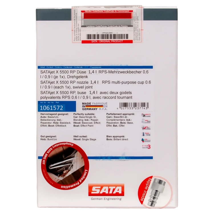 Pistolet lakierniczy SATAjet X 5500 RP RPS 1,4 I 1061572