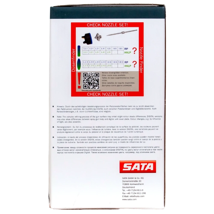 Pistolet lakierniczy SATAjet X 5500 RP DIGITAL 1,2 O RPS 1061788