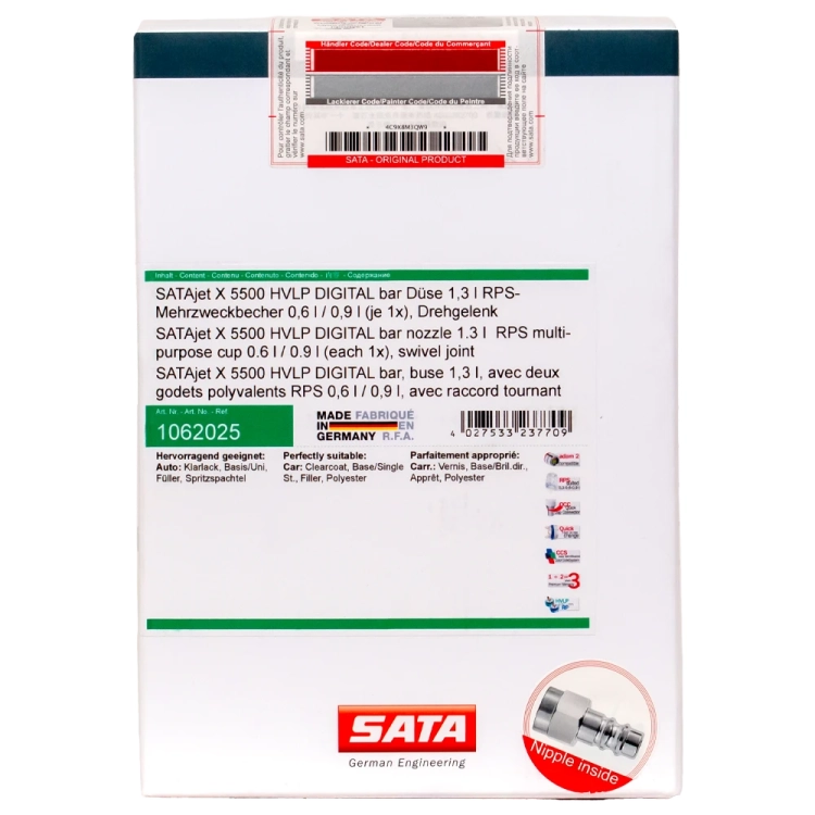 Pistolet lakierniczy SATAjet X 5500 HVLP DIGITAL 1,3 I RPS 1062025