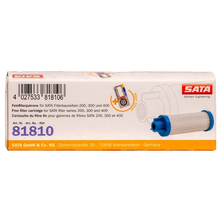 Wkład filtra dokładnego czyszczenia do serii 200, 300, 400 SATA 81810