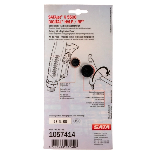 Zestaw baterii do SATAjet X 5500 DIGITAL