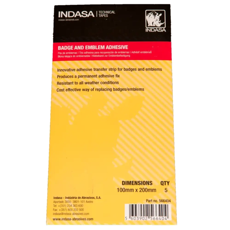 Indasa Błona klej 100x200mm 5szt. 566404