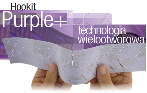 3M 51415 Arkusze ścierne 220+ 737U Purple+ 70 x 396 na rzep 3M ™ Cubitron ™ II