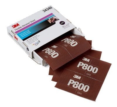 3M 34340 Elastyczny arkusz do szlifowania ręcznego Hookit™ P800