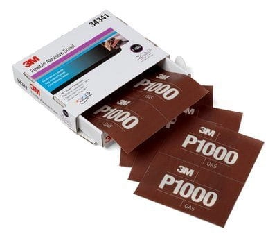 3M 34341 Elastyczny arkusz do szlifowania ręcznego Hookit™ P1000