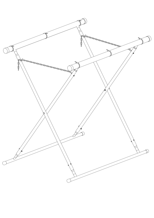 Stojak lakierniczy rozstawny typ XM
